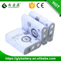 High power AAA 700mAh 3.6V 3 cells rechargeable NiMH battery pack for cordless phone